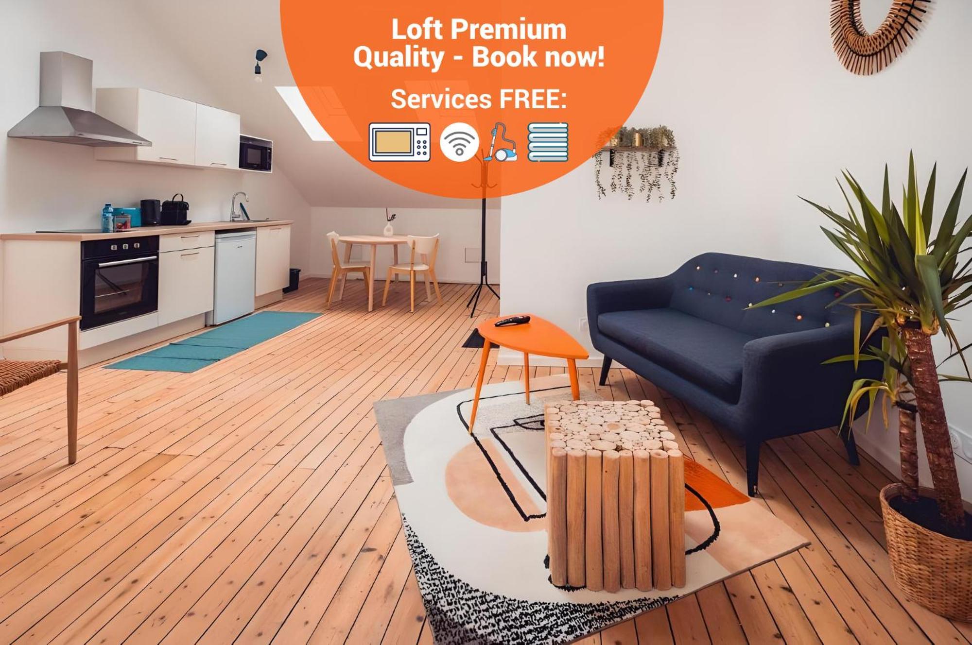 Loft Lumineux Tres Spacieux - Parking Gratuit Châteauroux Extérieur photo